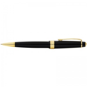 Ручка шариковая автоматическая Cross Bailey Light Polished Black Resin (0.7мм, черный цвет чернил, корпус черный) 1шт. (AT0742-9)