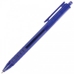 Ручка шариковая автоматическая Brauberg Tone (0.35мм, синий цвет чернил, масляная основа, корпус тонированный) 1шт. (142414)