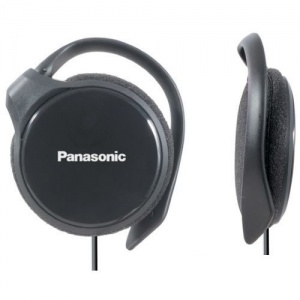 Наушники накладные Panasonic RP-HS46E-K, проводные, черный (RP-HS46E-K)