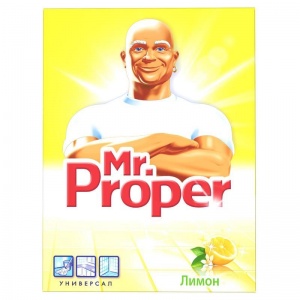 Средство для мытья полов Mr.Proper "Лимон", порошок 400г (81533411)