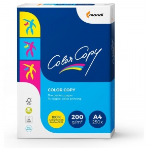 Бумага для цветной лазерной печати Color Copy (А4, 200г, 161% CIE) 250 листов