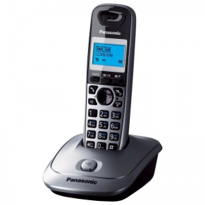 Радиотелефон Panasonic KX-TG2511RUM, серый металлик и черный (KX-TG2511RUM)