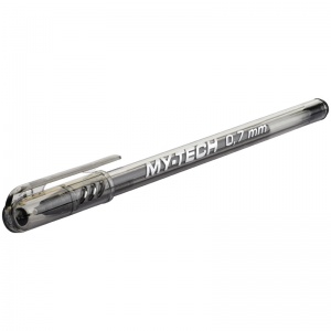 Ручка шариковая Pensan My-Tech (0.7мм, черный цвет чернил, игольчатый стержень, масляная) 1шт. (2240/25)