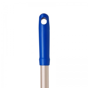 Ручка для щеток Про алюминиевая 140см с синим наконечником