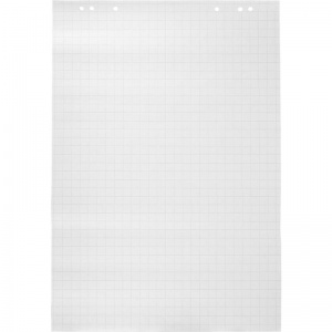 Блок бумаги для флипчарта Attache (675х980мм, 80г/м2, белый, клетка, 20 листов)