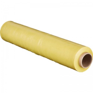 Стрейч-пленка для ручной упаковки (23мкм, 50см x 190м, растяжение 180%) желтая, 6шт.