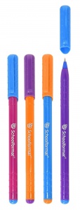 Ручка шариковая schoolФОРМАТ Triple (0.7мм, синий цвет чернил, масляная основа, трехгранная) 1шт.