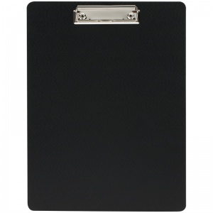 Доска-планшет OfficeSpace (А4, пластик-полифом, с зажимом) черный (340045)