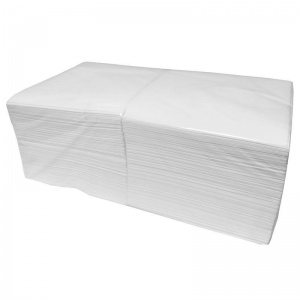 Салфетки бумажные 33x33см, 3-слойные, белые, 200шт., 9 уп.