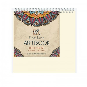 Блокнот для зарисовок А5, 60л Полином "Artbook quadro big craft" (80 г/кв.м, спираль, крафт) (2826)