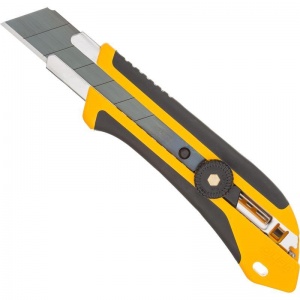Нож универсальный Olfa OL-XH-1 с прорезиненными вставками (ширина лезвия 25мм)