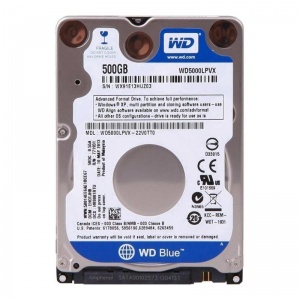 Жесткий диск 2.5" 500Gb WD Blue WD5000LPCX, HDD, SATA III (WD5000LPCX)