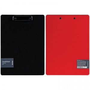 Доска-планшет Berlingo Steel&Style (A4, до 100 листов, пластик-полифом) красный (PPf_93013), 24шт.