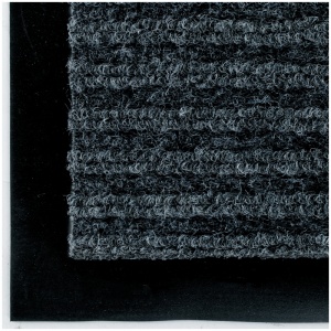 Коврик входной влаго-грязезащитный OfficeClean, 600x900мм, ворсовый, серый (285745)