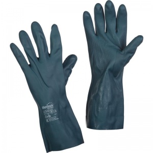 Перчатки защитные латексно-неопреновые Manipula Specialist "Химик", размер 9 (L), черные, 1 пара (LN-F-08)