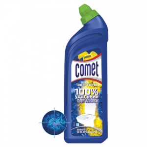 Средство для сантехники Comet "Лимон", дезинфицирующее, 700мл, 14шт.