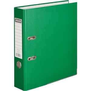 Папка с арочным механизмом Attache (75мм, А4, картон/пвх) зеленая, 10шт.
