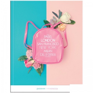 Дневник школьный универсальный ArtSpace "For girls", 40 листов, твердая обложка, матовая ламинация (Ду40т_23701)