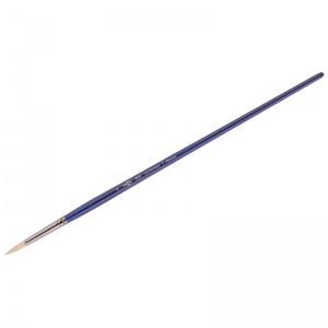 Кисть художественная Гамма "Манеж", синтетика упругая, круглая, длинная ручка, №4 (502004)