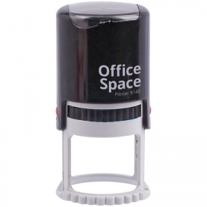 Оснастка для печати OfficeSpace (d=40мм, круглая, с крышкой) (BSt_40499)