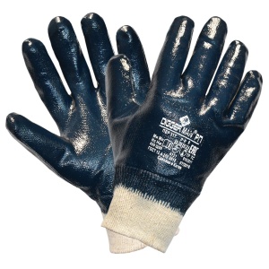 Перчатки защитные хлопковые Diggerman РП, нитриловое покрытие (облив), размер 9 (L), синие, 1 пара (ПЕР317)