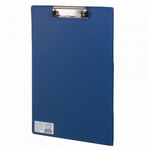 Доска-планшет Brauberg Comfort (А4, до 50 листов, картон/пвх) синий (222659), 45шт.