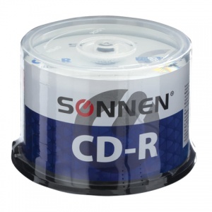 Оптический диск CD-R Sonnen 700Mb, 52x, cake box, 50шт. (512570)