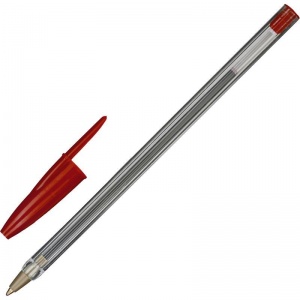 Ручка шариковая Attache Economy (0.7мм, красный цвет чернил), 50шт.