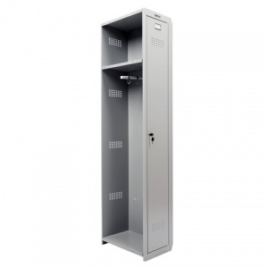 Шкаф для одежды металлический Brabix "LK 01-30", усиленный, секция без стенки, 1830х300х500мм