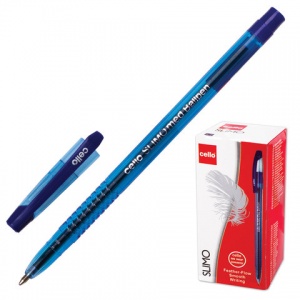 Ручка шариковая Cello Slimo (0.8мм, синий цвет чернил, масляная основа) 50шт. (305089020)