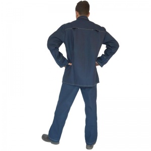 Униформа Костюм сварщика ТС01 хлопковый, синий (размер 48-50, рост 182-188)