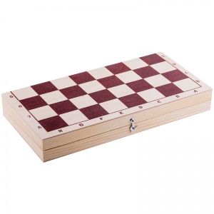 Игра настольная Шахматы обиходные парафинированные с доской (Орловские шахматы) (290x145x38мм) (Р-4)