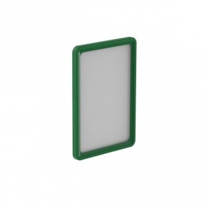 Рамка для ценникодержателя А4, пластик, зеленая, 10шт., 8 уп.