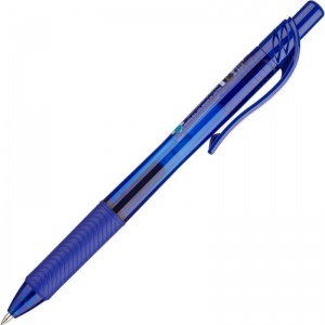Ручка гелевая автоматическая Pentel EnerGel (0.3мм, синий, резиновая манжетка, супертонкое письмо) 12шт. (BL107C)