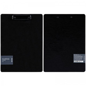 Доска-планшет Berlingo Steel&Style (A4, до 100 листов, пластик-полифом) черный (PPf_93011)