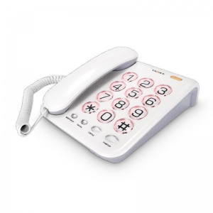 Проводной телефон TeXet TX-262, светло-серый