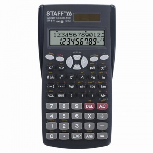 Калькулятор научный Staff STF-810 (10+2-разрядный) черный (STF-810)