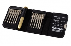 Набор отверточный Hama Mini Screwdriver Kit, 13 предметов (00039694)