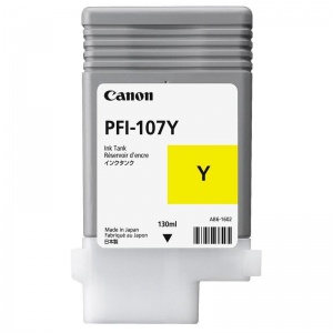 Картридж оригинальный Canon PFI-107Y (130 мл) желтый (6708B001)