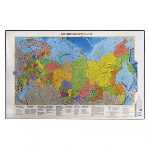 Коврик настольный ДПС, 38x59см, с картой России (2129.2Р)