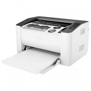 Принтер лазерный монохромный HP Laser 107w, А4, белый/черный, Wi-Fi (4ZB78A)