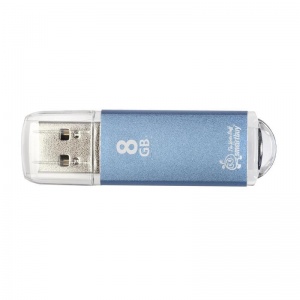 Флэш-диск USB 8Gb SmartBuy V-Cut, голубой