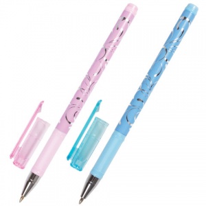 Ручка шариковая Brauberg "Узоры" (0.35мм, синий цвет чернил, корпус с декоративной печатью) 1шт. (141539)