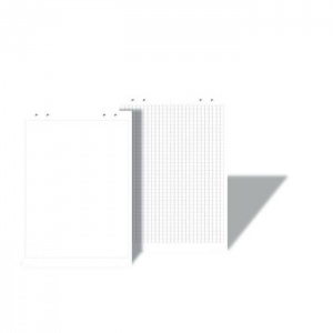 Блок бумаги для флипчарта LITE (600x900мм, 65г/м2, белый, клетка, 20 листов)