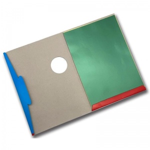 Бумага цветная мелованная Апплика (А4, 8 листов, 8 цветов, перламутровая) (С0341)