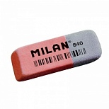 Ластик Milan 840 (скошенный, комбинированный, натуральный каучук, 52x19x8мм) 1шт. (CCM840RA)