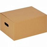 Короб картонный с ручками 400x300x200мм, картон бурый Т-23, 10шт.