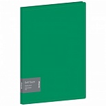 Папка файловая 30 вкладышей Berlingo Soft Touch (А4, 17мм, 700мкм, пластик) зеленая (DB4_30983), 36шт.