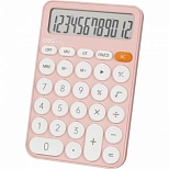 Калькулятор настольный Deli EM124 12 разрядный розовый