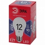 Лампа светодиодная Эра LED (12Вт, Е27, грушевидная) холодный белый, 1шт.